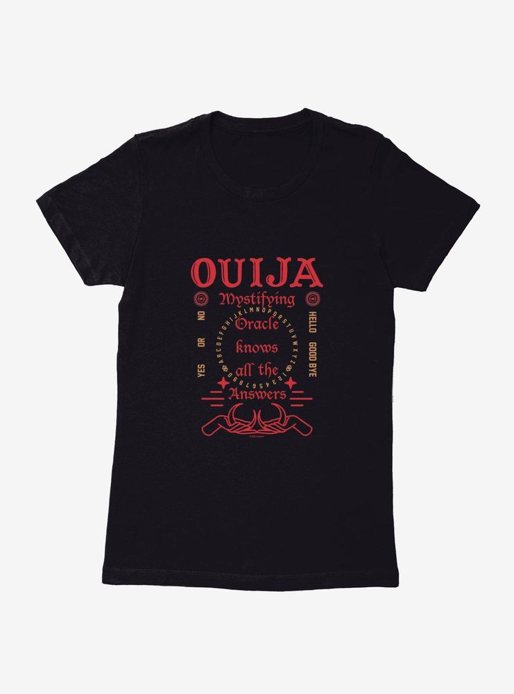 Ouija Game Knows All Womens T-Shirt