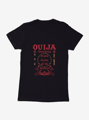 Ouija Game Knows All Womens T-Shirt