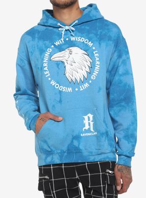 Harry Potter Ravenclaw House Red Tie-Dye Hoodie