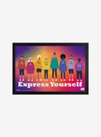 Express Yourself - Identity Framed Poster