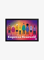 Express Yourself - Identity Framed Poster