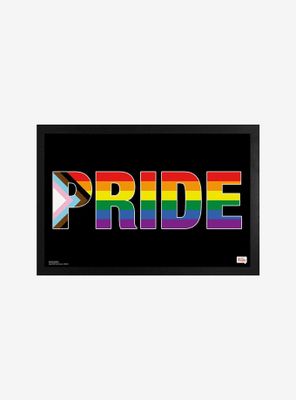 Pride - LGBTQ + Flag Framed Poster