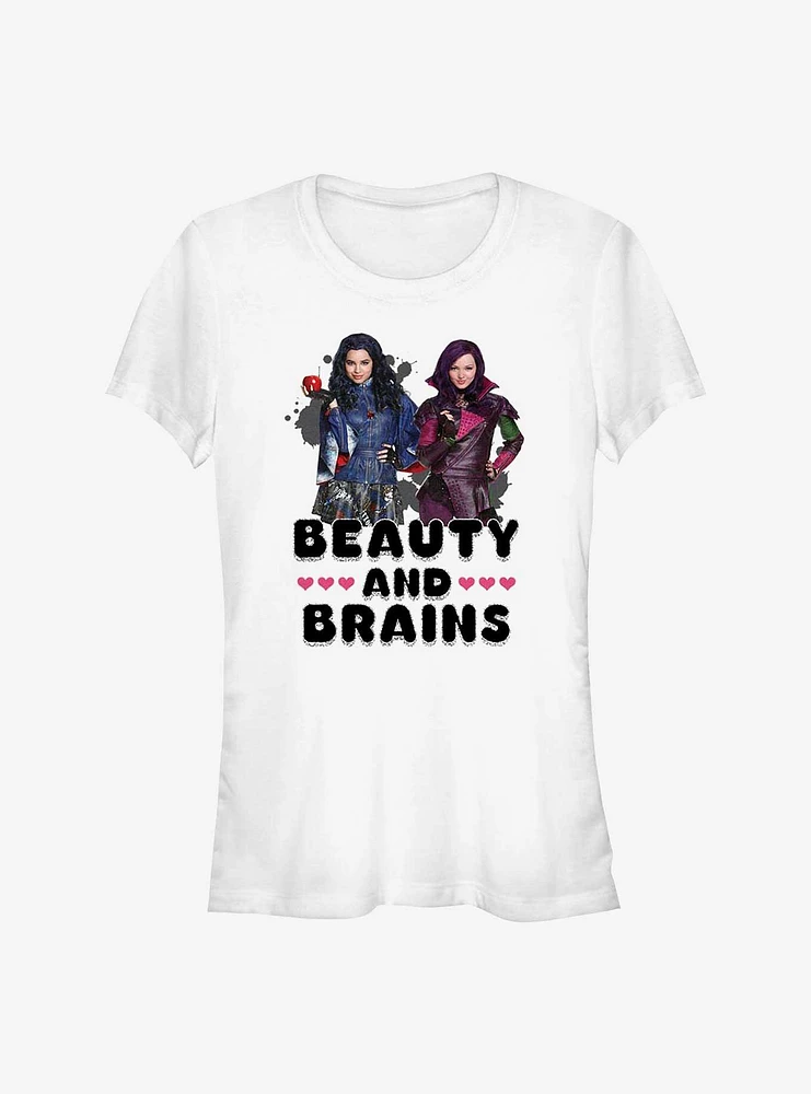 Disney Descendants Beauty And Brains Girls T-Shirt