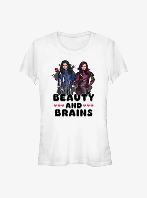 Disney Descendants Beauty And Brains Girls T-Shirt