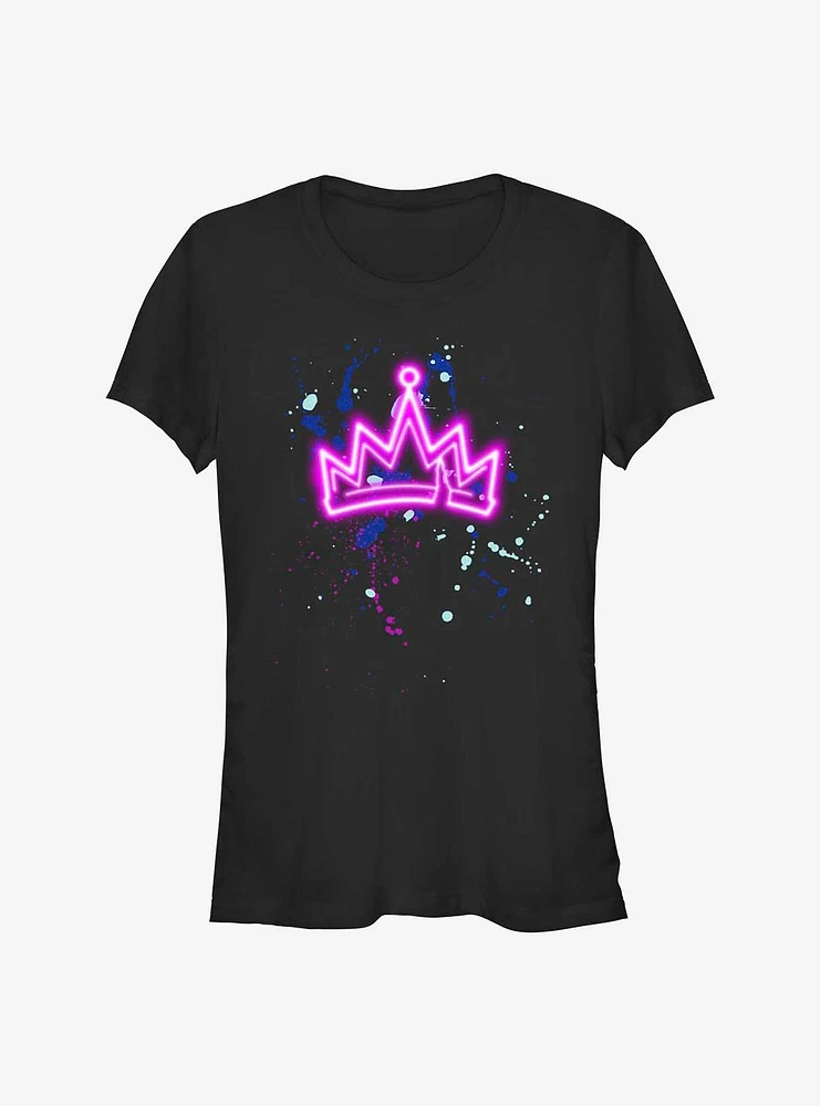 Disney Descendants Splatter Crown Girls T-Shirt