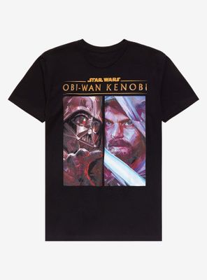 Star Wars Obi-Wan Kenobi Darth Vader & Panel Portrait T-Shirt