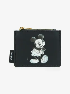 Loungefly Disney Mickey Mouse Black & White Icon Cardholder