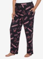 Gloomy Bear Logo Pajama Pants Plus