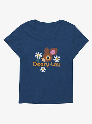 Deery-Lou Cheerful Icon Girls T-Shirt Plus