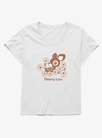 Deery-Lou Floral Design Girls T-Shirt Plus