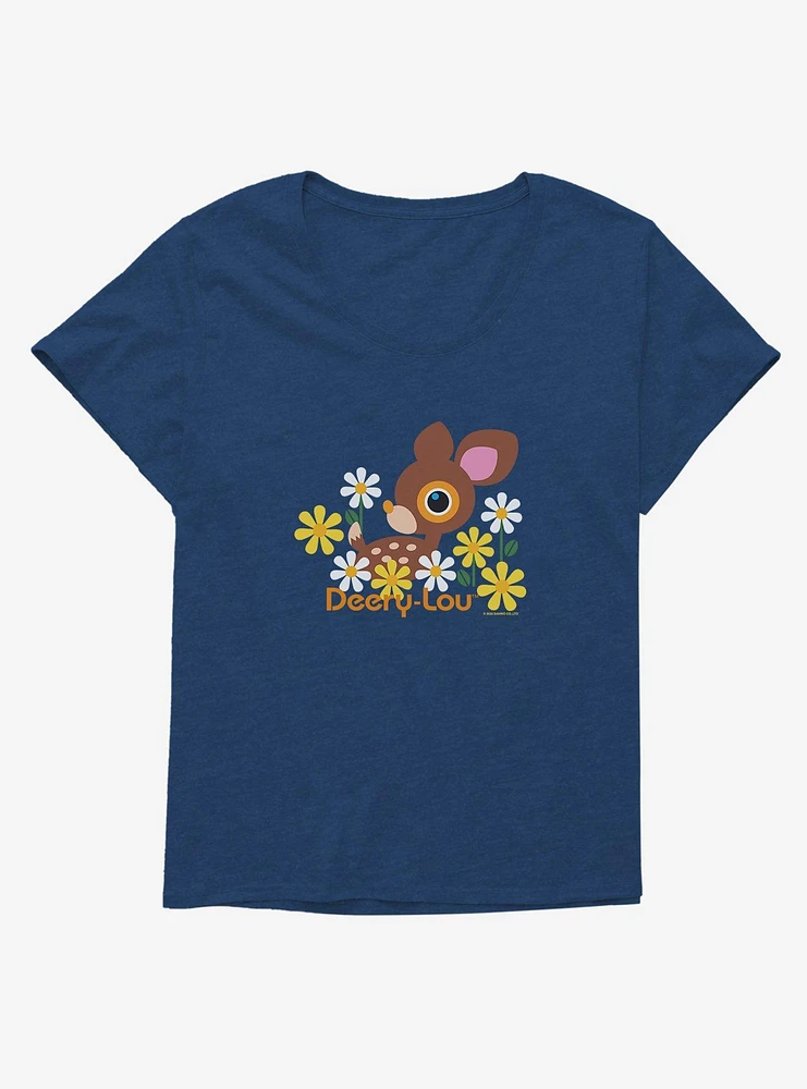 Deery-Lou Floral Forest Girls T-Shirt Plus