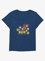 Deery-Lou Floral Forest Girls T-Shirt Plus