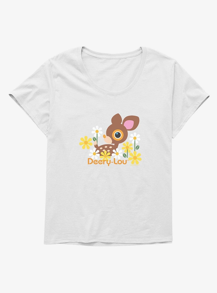 Deery-Lou Floral Forest Girls T-Shirt Plus