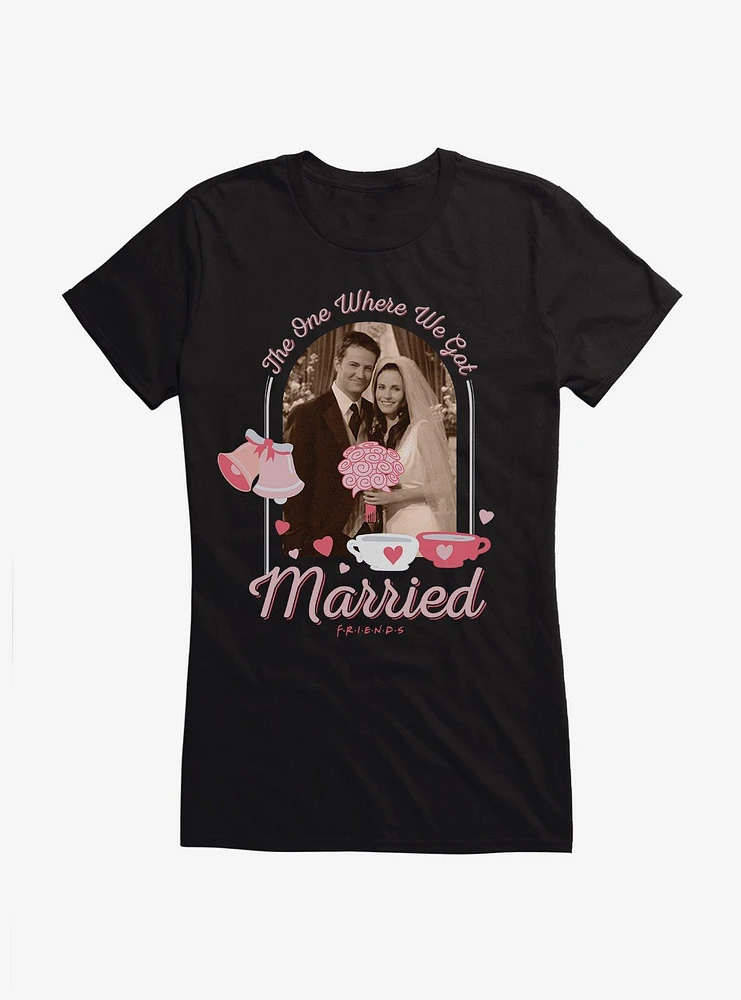 Friends The One Where We Got Married Girls T-Shirt