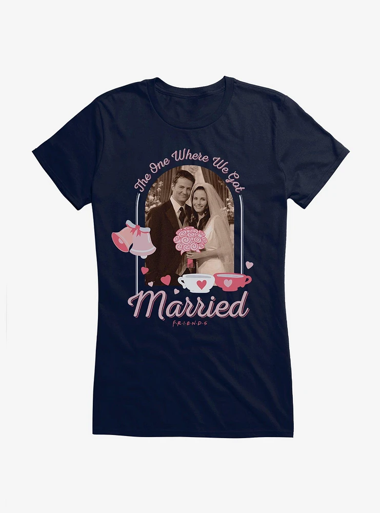 Friends The One Where We Got Married Girls T-Shirt