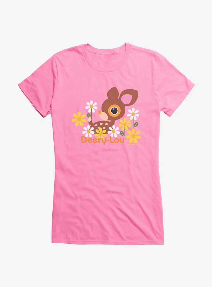 Deery-Lou Floral Forest Girls T-Shirt