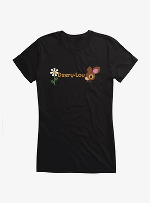 Deery-Lou Flower Logo Girls T-Shirt