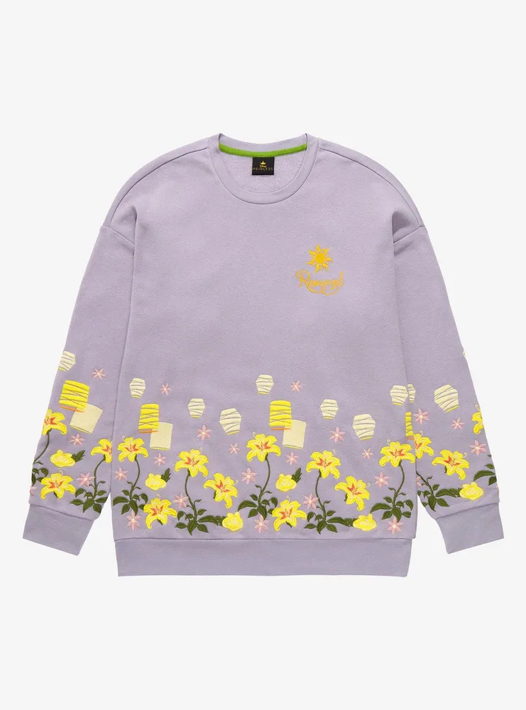 Disney Tangled Rapunzel Embroidered Crewneck - BoxLunch Exclusive