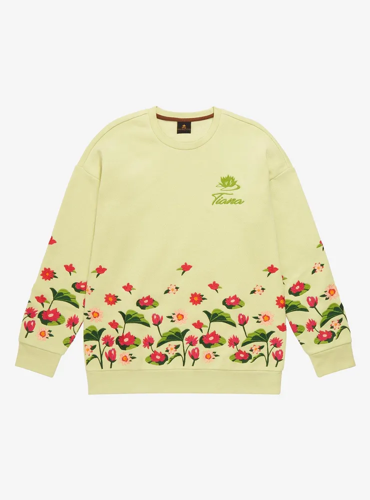 Disney the Princess and Frog Tiana Floral Crewneck - BoxLunch Exclusive