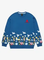 Disney Princess Snow White Embroidered Floral Crewneck - BoxLunch Exclusive