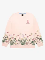 Disney Princess Aurora Embroidered Floral Crewneck - BoxLunch Exclusive