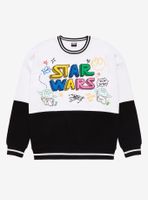 Star Wars Yoda Doodle Art Panel Crewneck - BoxLunch Exclusive