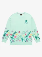 Disney The Little Mermaid Flounder Floral Crewneck - BoxLunch Exclusive