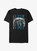 Marvel Moon Knight Hieroglyphic Stack T-Shirt