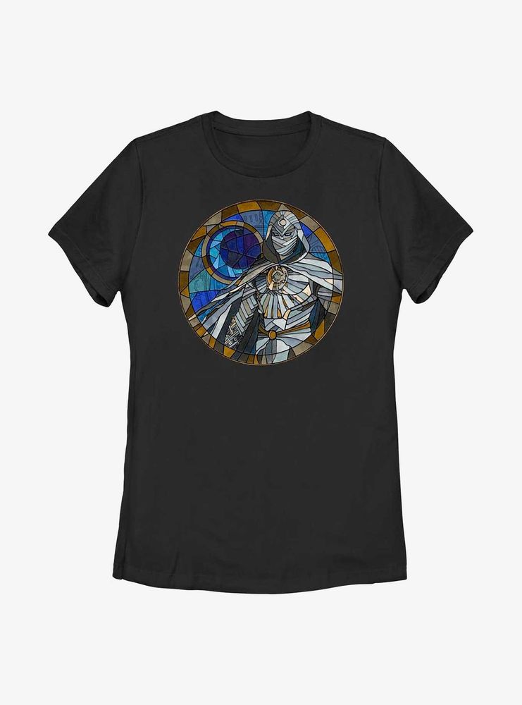 Marvel Moon Knight Stained Glass Womens T-Shirt