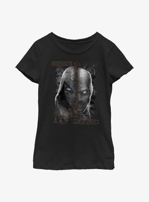 Marvel Moon Knight Split Mr. Face Youth Girls T-Shirt