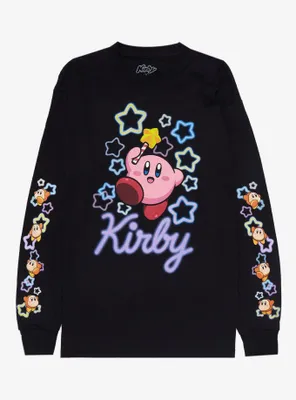 Nintendo Kirby Star Rod Women’s Long Sleeve T-Shirt - BoxLunch Exclusive