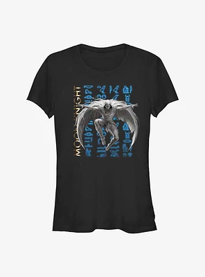 Marvel Moon Knight Glyph Stack Girls T-Shirt