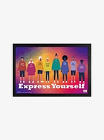 Express Yourself - Identity Framed Poster