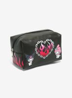 My Melody & Kuromi Flame Heart Makeup Bag