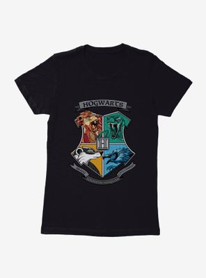 Harry Potter Geometric Crest Womens T-Shirt