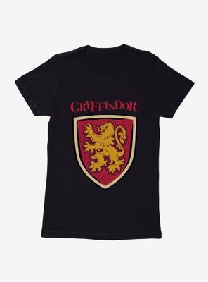 Harry Potter Gryffindor Modern Geometric Emblem Womens T-Shirt