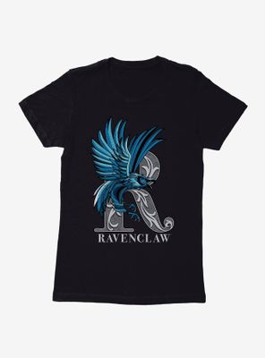 Harry Potter Ravenclaw Classic Geometric Letter Womens T-Shirt