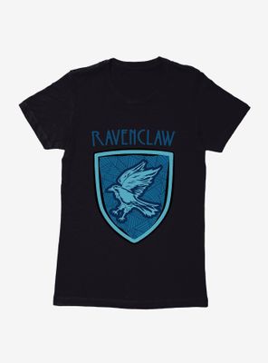 Harry Potter Ravenclaw Modern Geometric Emblem Womens T-Shirt