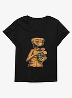 E.T. Flower Pot Girls T-Shirt Plus