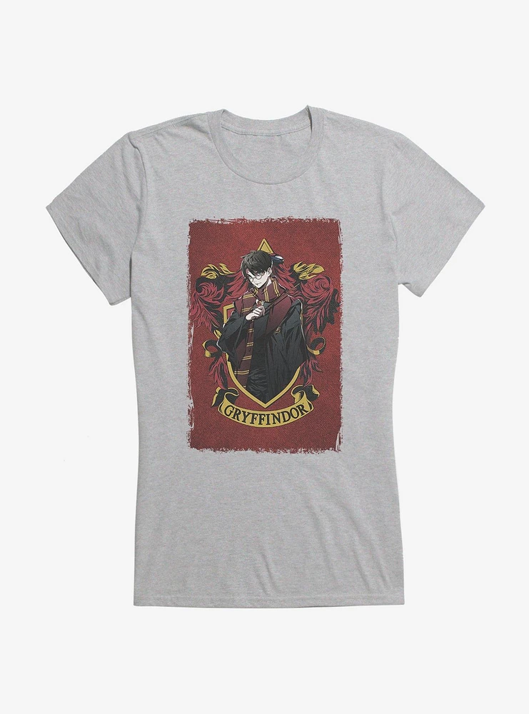 Harry Potter Gryffindor Anime Style Girls T-Shirt