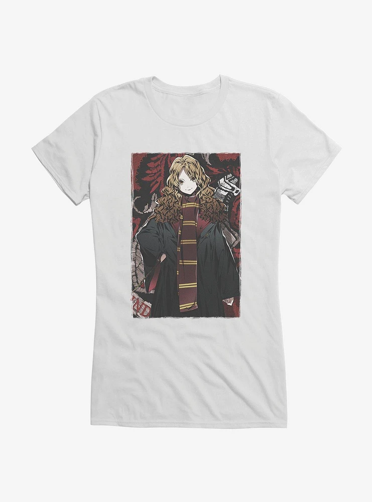 Harry Potter Hermione Frame Anime Style Girls T-Shirt
