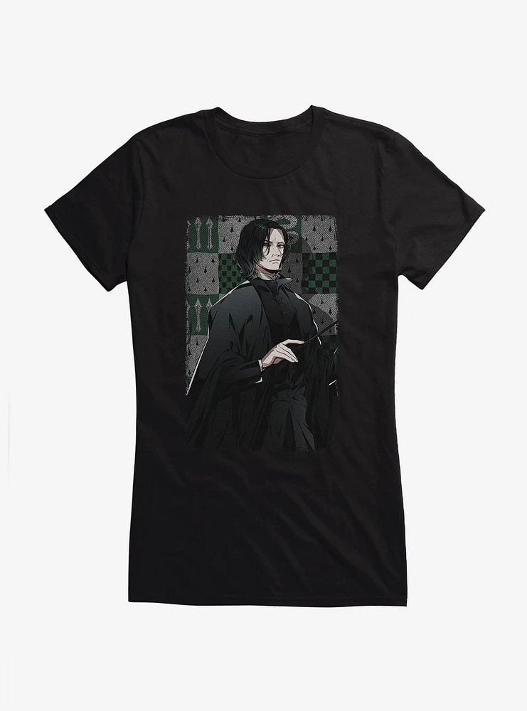 Harry Potter Snape Anime Style Girls T-Shirt