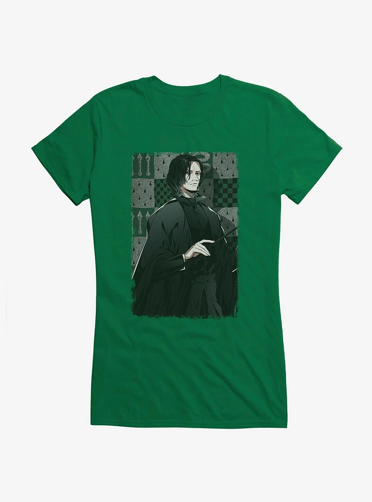 Harry Potter Snape Anime Style Girls T-Shirt