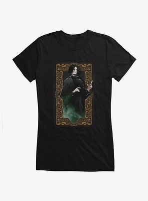 Harry Potter Snape Frame Anime Style Girls T-Shirt