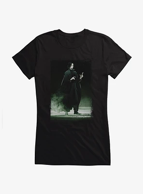 Harry Potter Snape The Shadows Anime Style Girls T-Shirt