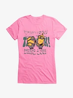 Minions Groovy How Dare You Girls T-Shirt