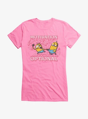 Minions Groovy Motivation Optional Girls T-Shirt