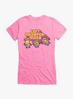 Minions Left Unsupervised Girls T-Shirt