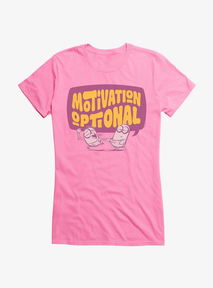 Minions Motivation Optional Girls T-Shirt