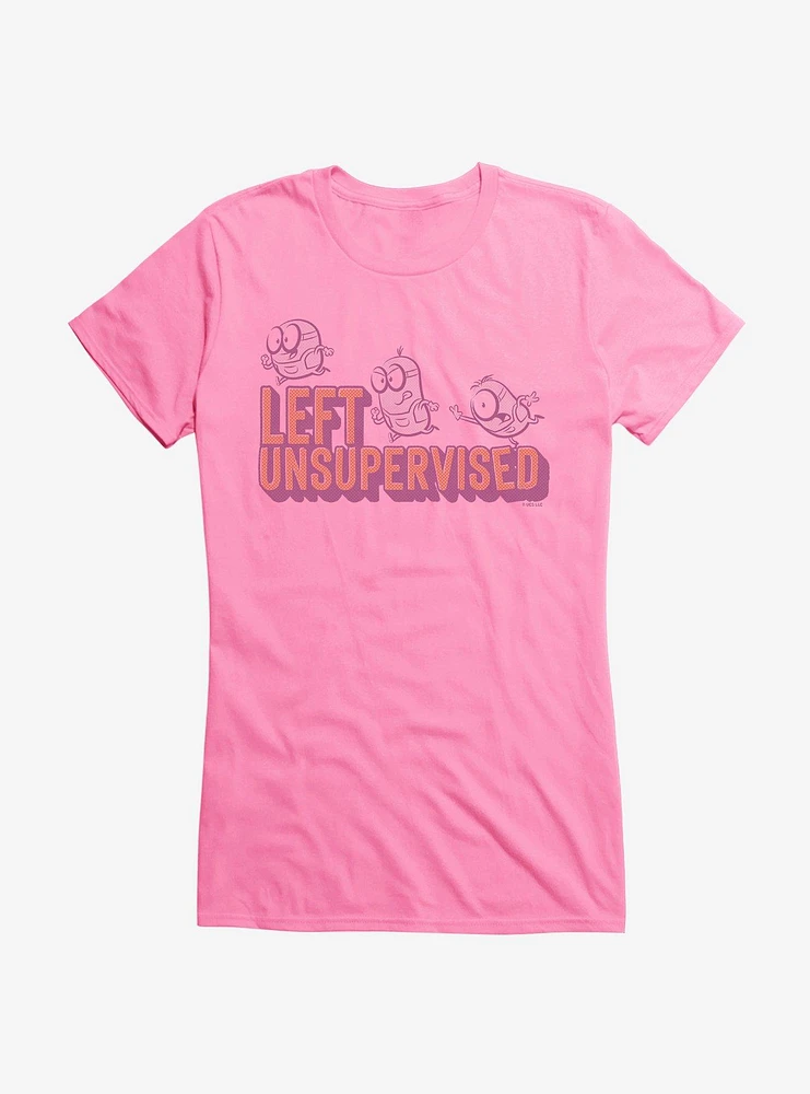 Minions Spotty Left Unsupervised Girls T-Shirt